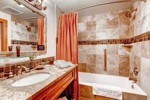 Freshen up in the modern bathroom