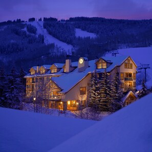 Enjoy surrounding mountain views.