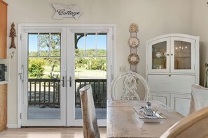 Back door...just steps from fine dining across the street at Camps.