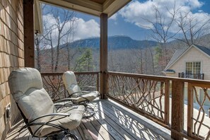 Balcony with a beautiful view