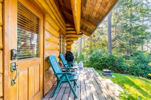 Relax in the front porch seat.