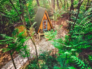 You will love this cozy tiny A-frame while you visit Hocking Hills!