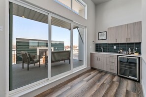 Third Floor Patio w/ fireplace and kitchenette