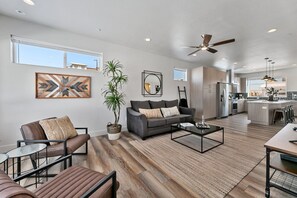 Entry view living room