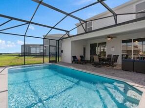 Pool in the sun