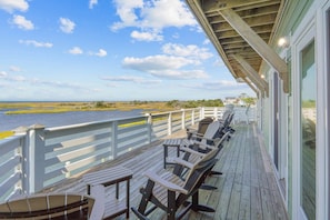 Experience the captivating views on the deck - just choose a seat.