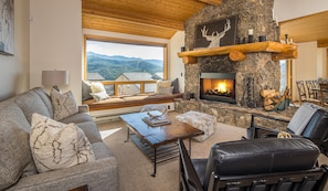 Living Room with Fireplace