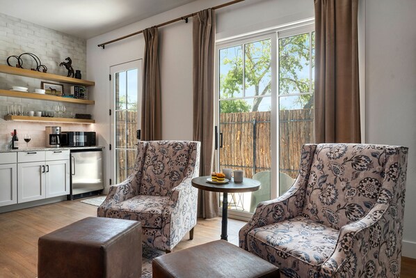 Seating for two.