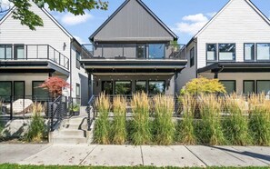 Front of home, facing Sherman Avenue