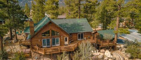 Escape to our Big Bear cabin with breathtaking views.