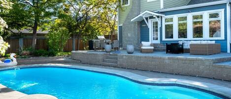 Need to cool off after a hot day? Take a dip in the pool