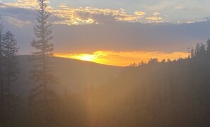 Sunrise from balcony