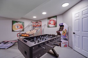 Entertainment at its best! Enjoy hours of fun in the game space, featuring foosball and other exciting activities for guests of all ages.