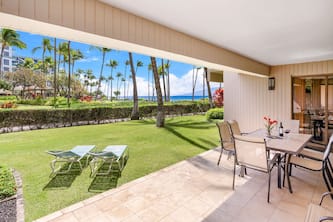 Maui Resort Rentals: Kaanapali Alii 314 – Expansive 2BR+DEN Ground-Floor Residence, Luxuriously Remodeled, Steps to the Beach!