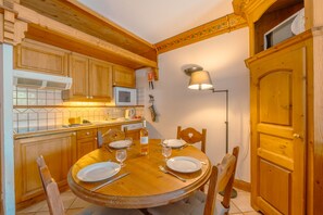 Kitchen and dining area