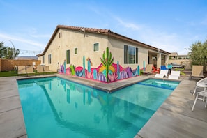A house with a touch of personality.