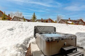 Unwind in your own private hot tub, perfect for relaxing after a day of adventure.