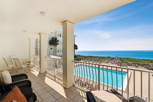 Private Patio with Stunning Views