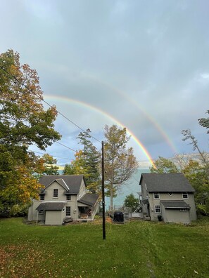 View from parking lot