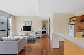 Living room & kitchen
