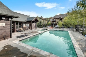 Clubhouse with Outdoor Swimming Pool and Hot Tub