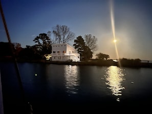 View of the “Point of View” cottage from the water