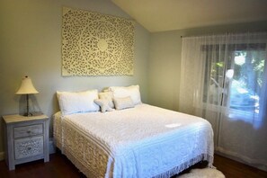 Master bedroom with king bed