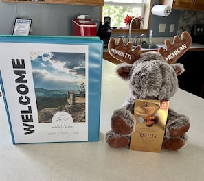 Welcome! 
Moose & goodies are yours! 