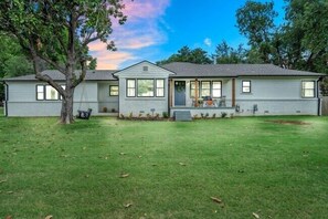 Large yard perfect for kids and pets.