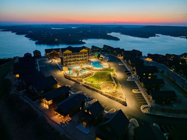 NIght time view of Wilderness Mountain