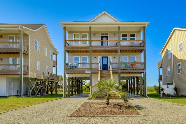 North Topsail Beach Vacation Rental | 4BR | 3BA | Stairs Required to Access