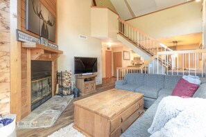 Furniture, Indoors, Living Room, House, Staircase