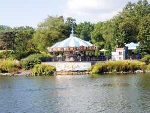 Celebrate tranquility by The Rio's serene lake.