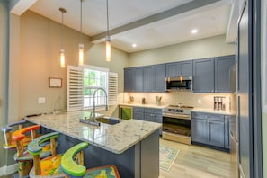 Kitchen | Central, Walkable Location