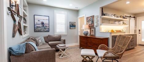 Relax in the welcoming gathering space at Eden on Adams.