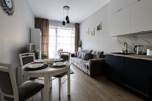 Dining table in the living room