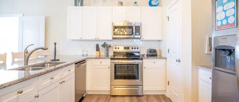 Kitchen with Granite Countertops