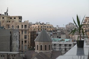 Blick von der Unterkunft