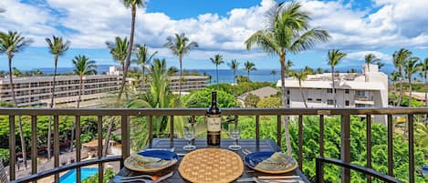 Your ocean view from the lanai.