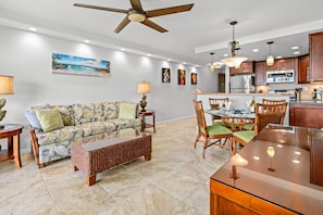 Roomy and comfortable space to relax.