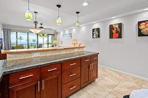 Plenty of counter space.