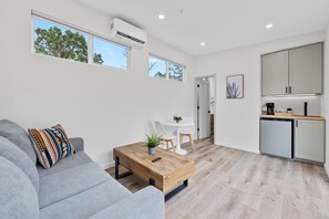 Airy and bright living room