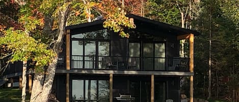 House view from the lake.