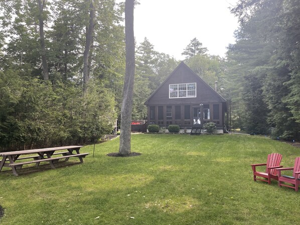 Lakeside View of our Cabin