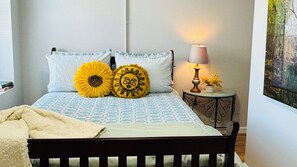 Double bed on the 2nd floor features an added pillow top for exceptional comfort. 