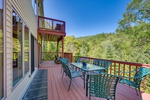 Deck | Wooded Views | Gas Grill