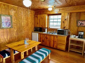 Juniper Cabin Kitchenette