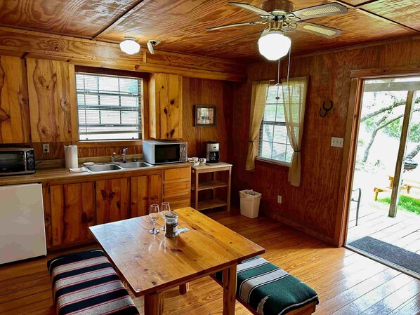 Juniper Cabin Kitchenette