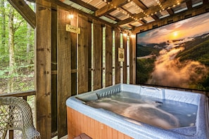Bain à remous intérieur