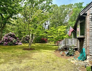 Landscaped lawn